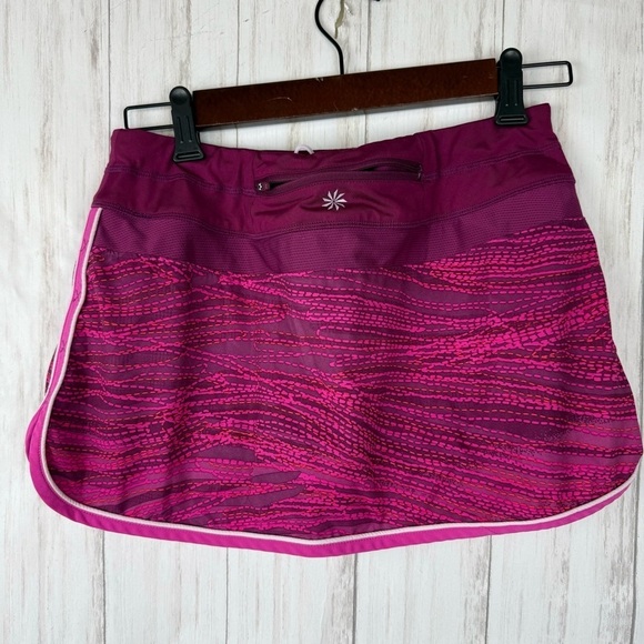 Athleta Ramp It Up Pink Space Dye Skort Size 2 - Picture 1 of 5